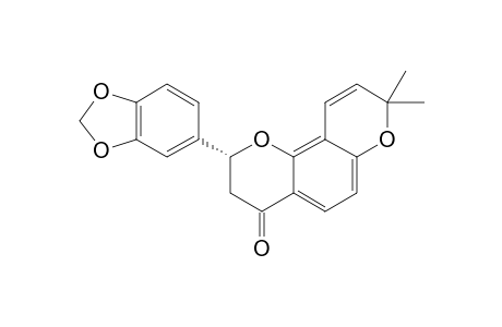 (2S)-3',4'-METHYLENEDIOXY-6'',6''-DIMETHYL-CHROMENO-[2'',3'':7,8]-FLAVANONE