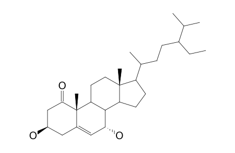 1-OXO-7-ALPHA-HYDROXYSITOSTEROL;24-ETHYLCHOLEST-5-ENE-3-BETA,7-ALPHA-DIOL-1-ONE