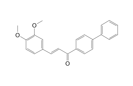 (E)-1-([1,1'-biphenyl]-4-yl)-3-(3,4-dimethoxyphenyl)prop-2-en-1-one