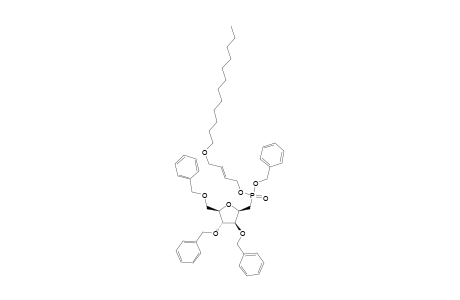 1-[BENZYL-[(E)-2'-BUTENYL-4'-O-DODECYL]]-3,4,6-TRI-O-BENZYL-2,5-ANHYDRO-D-GLUCITYL-PHOSPHONATE