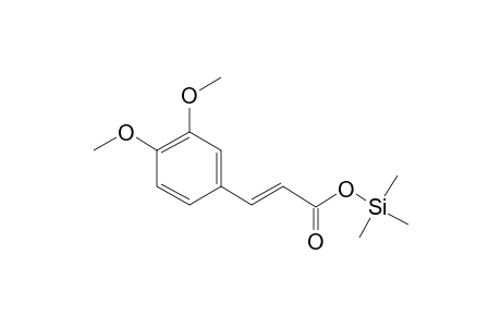 Cinnamic acid, 3,4-dimethoxy-, trimethylsilyl ester