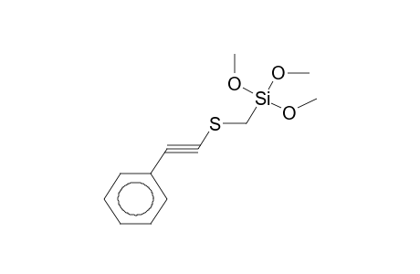 PHENYLETHYNYL(TRIMETHOXYSILYLMETHYL)SULPHIDE