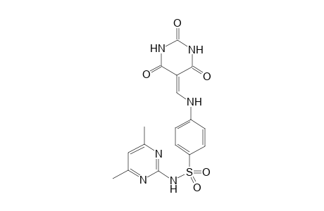 N-(4,6-dimethylpyrimidin-2-yl)-4-{[(2,4,6-trioxotetrahydropyrimidin-5(2H)-ylidene)methyl]amino}benzenesulfonamide