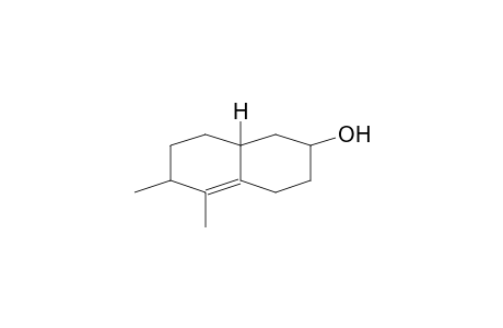 2-NAPHTHALENOL, 1,2,3,4,6,7,8,8A-OCTAHYDRO-5,6-DIMETHYL-