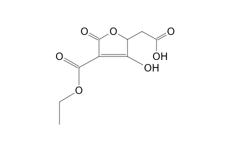 4-carboxy-2,5-dihydro-3-hydroxy-5-oxo-2-furanacetic acid, 4-ethyl ester