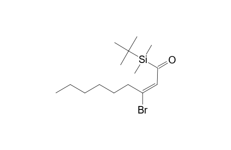 1-(TERT.-BUTYLDIMETHYLSILYL)-3-HEXYL-3-BROMO-2-PROPEN-1-ONE