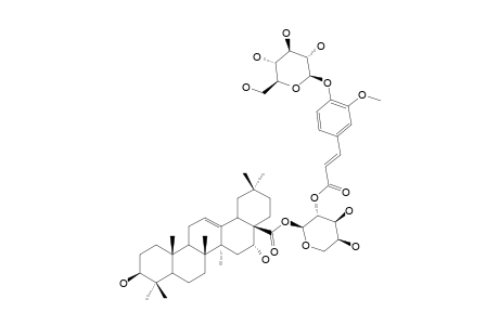 28-O-[(2-FERULOYLOXY-4-GLUCOPYRANOSYL)-ARABINOPYRANOSYL]-ECHINOCYSTIC-ACID-ESTER