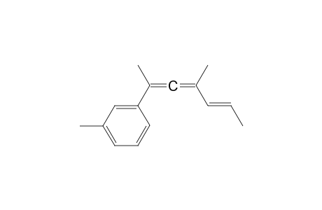 (E)-1-methyl-3-(4-methylhepta-2,3,5-trien-2-yl)benzene