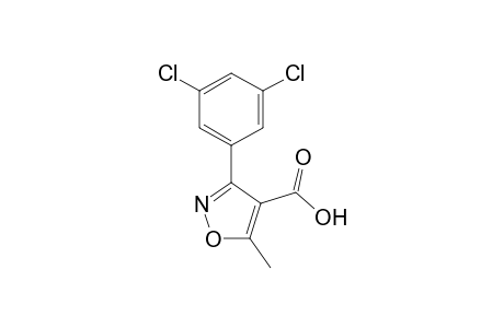 4-Isoxazolecarboxylic acid, 3-(3,5-dichlorophenyl)-5-methyl-