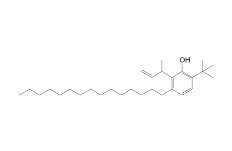 2-But-3-en-2-yl-6-tert-butyl-3-pentadecyl-phenol