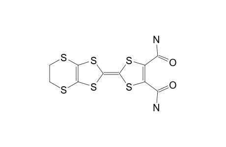 4,5-ETHYLENEDITHIO-4',5'-DICARBAMOYLTETRATHIAFULVALENE