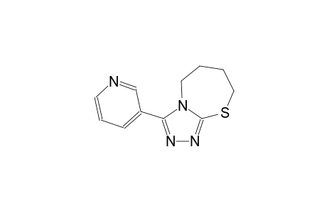 [1,2,4]triazolo[3,4-b][1,3]thiazepine, 5,6,7,8-tetrahydro-3-(3-pyridinyl)-