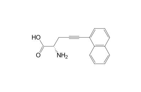 (S)-2-Amino-5-[naphth-1-yl]pent-4-ynoic acid