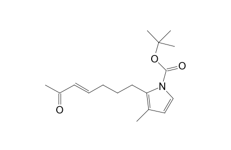 tert-Butyl (E)-3-methyl-2-(6-oxohept-4-en-1-yl)-1H-pyrrole-1-carboxylate