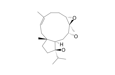 (1R*,3E,7S*,8R*,9R*,11R*,12R*)-7,8-EPOXY-9,12-DIHYDROXYDOLABELLA-3-ENE