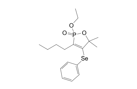 3-(n-Butyl)-2-ethoxy-5,5-dimethyl-4-(phenylselanyl)-2,5-dihydro-1,2-oxaphosphole 2-Oxide