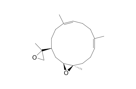 (7E,11E)-(1S,3S,4R)-3,4;15,17-DIEPOXYCEMBRA-7,11-DIENE