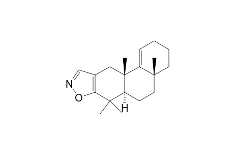 (+/-)-(4aS,8aR,10aR)-1,1,4a,8a-Tetramethyl-3,4,4a,6,7,8,8a,9,10,10a-decahydrophenanthreno[3,2-d]isoxazole