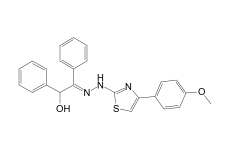 2-(2-(4-(4-Methoxyphenyl) thiazol-2-yl) hydrazono)-1,2-diphenylethanol