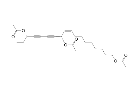 (11S,16S,Z)-OCTADECA-9-EN-12,14-DIYNE-1,11,16-TRIYL-TRIACETATE