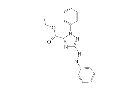 5-(Ethoxycarbonyl)-3-(phenylazo)-1-phenyl-1H-[1,2,4]triazole