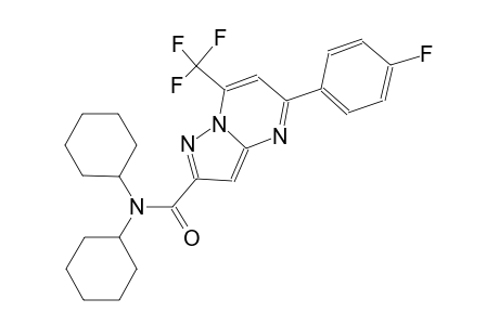 N,N-dicyclohexyl-5-(4-fluorophenyl)-7-(trifluoromethyl)pyrazolo[1,5-a]pyrimidine-2-carboxamide