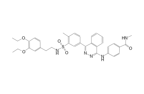 benzamide, 4-[[4-[3-[[[2-(3,4-diethoxyphenyl)ethyl]amino]sulfonyl]-4-methylphenyl]-1-phthalazinyl]amino]-N-methyl-