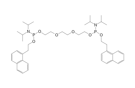 ALPHA,OMEGA-TRIETHYLENE-GLYCOL-BIS-[2-(1-NAPHTYL)-ETHYL-N-N-DIISOPROPYL-PHOSPHORAMIDITE]