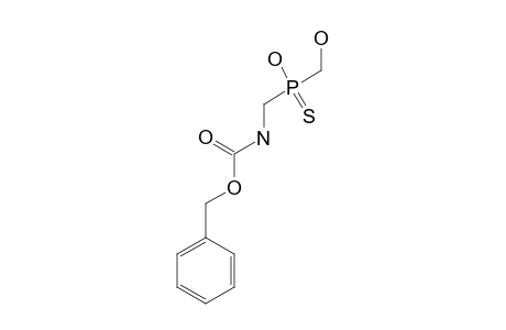 N-BENZOYLOXYCARBONYLAMINOMETHYL-(HYDROXYMETHYL)-PHOSPHINOTHIOIC_ACID