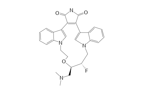 #1;(18R,19S)-19-FLUORO-18-[(DIMETHYLAMINO)-METHYL]-17-OXA-4,14,21-TRIAZAHEXACYCLO-[19.6.1.1(7,14).0(2,6).0(8,13).0(22,27)]-NONACOSA-1(28),2(6),7(29),8,10,12,22