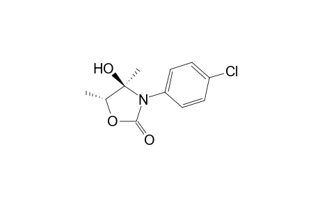 (4R*,5R*)-4-Hydroxy-4,5-dimethyl-N-(p-chlorophenyl)-2-oxazolidinone