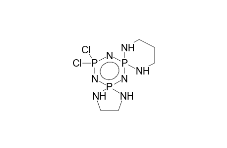 1,1-ETHYLENEDIAMINO-3,3-(1,3-PROPYLENEDIAMINO)-5,5-DICHLOROCYCLOTRIPHOSPHAZENE