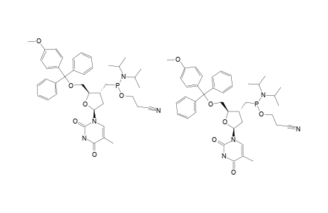 3'-DEOXY-3'-C-[[(2-CYANOETHOXY)-(DIISOPROPYLAMINO)-PHOSPHINYL]-METHYL]-5'-O-(4-METHOXYTRITYL)-THYMIDINE