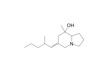 6-Methyl-6-hydroxy-8-(2'-methylpentylidene)-1-azabicyclo[3.4.0]nonane