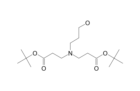 TERT.-BUTYL-3-[(2-TERT.-BUTOXYCARBONYL-ETHYL)-(3-HYDROXYPORPYL)-AMINO]-PROPIONATE