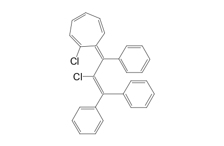 1,3,5-Cycloheptatriene, chloro-7-(2-chloro-1,3,3-triphenyl-2-propenylidene)-