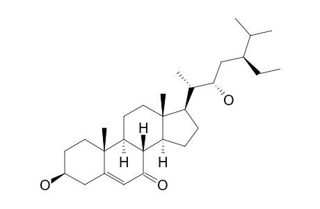 SCHLEICHERASTATIN-5;3-BETA,22-ALPHA-DIHYDROXY-7-OXO-24-BETA-ETHYL-CHOLEST-5-ENE