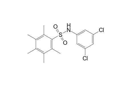 3',5'-dichloro-2,3,4,5,6-pentamethylbenzenesulfonanilide