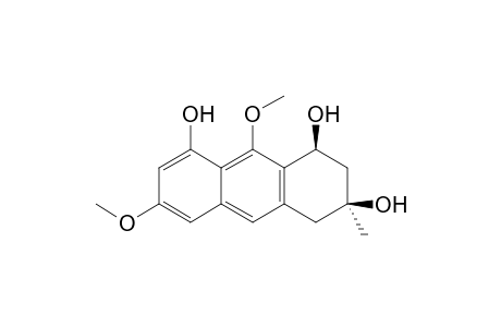 (1S,3S)-6,9-dimethoxy-3-methyl-2,4-dihydro-1H-anthracene-1,3,8-triol