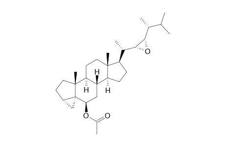 (22S,23S,24R)-24-METHYL-22,23-EPOXY-3-ALPHA,5-CYCLO-5-ALPHA-CHOLESTAN-6-BETA-YL-ACETATE