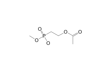 2-ACETOXYETHYL-PHOSPHONIC-ACID-MONOMETHYLESTER