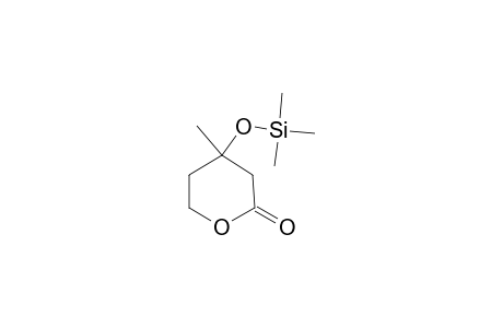 4-Methyl-4-[(trimethylsilyl)oxy]tetrahydro-2H-pyran-2-one