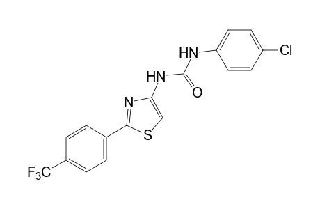 1-(p-CHLOROPHENYL)-3-[2-(alpha,alpha,alpha-TRIFLUORO-p-TOLYL)-4-THIAZOLYL]UREA