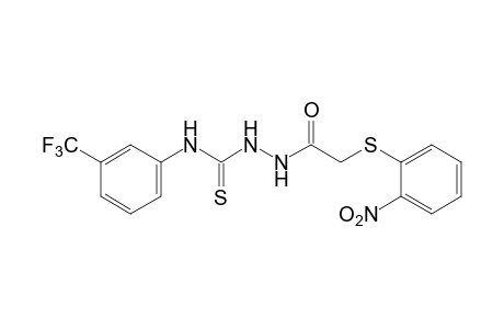 1-{[(o-NITROPHENYL)THIO]ACETYL}-3-THIO-4-(alpha,alpha,alpha-TRIFLUORO-m-TOLYL)SEMICARBAZIDE