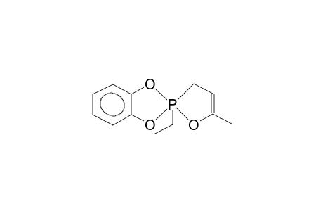 2-ORTHO-PHENYLENEDIOXY-2-ETHYL-5-METHYL-1,2-OXAPHOSPHOL-4-ENE