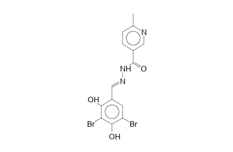 N'-[(E)-(3,5-dibromo-2,4-dihydroxyphenyl)methylidene]-6-methylnicotinohydrazide