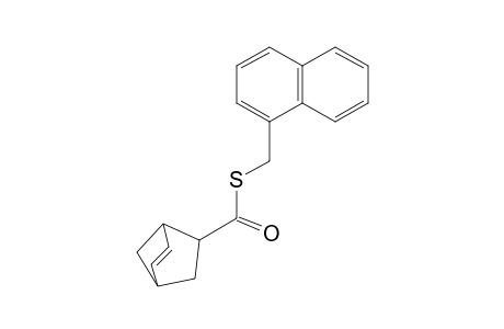 Bicyclo[2.2.1]hept-5-ene-2-carbothioic acid, S-(1-naphthalenylmethyl) ester