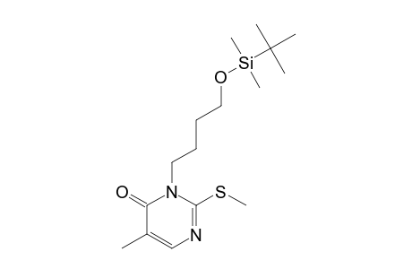 3-(TERT.-BUTYLDIMETHYLSILYLOXY-BUTYL)-5-METHYL-(2-METHYLSULFANYL)-PYRIMIDIN-4(3H)-ONE