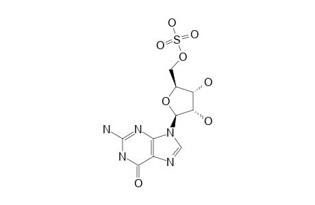 [(2R,3R,4S,5R)-5-(2-AMINO-6-OXO-1,6-DIHYDROPURIN-9-YL)-3,4-DIHYDROXY-TETRAHYDROFURAN-2-YL]-METHYL-HYDROGEN-SULFATE