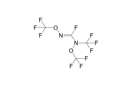 N-TRIFLUOROMETHYL-N,N'-BIS(TRIFLUOROMETHYLOXY)IMIDOAMIDOFLUOROCARBONATE